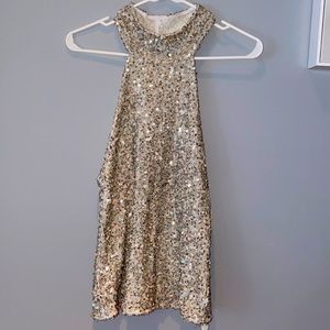 NWT Free People sequined tank top